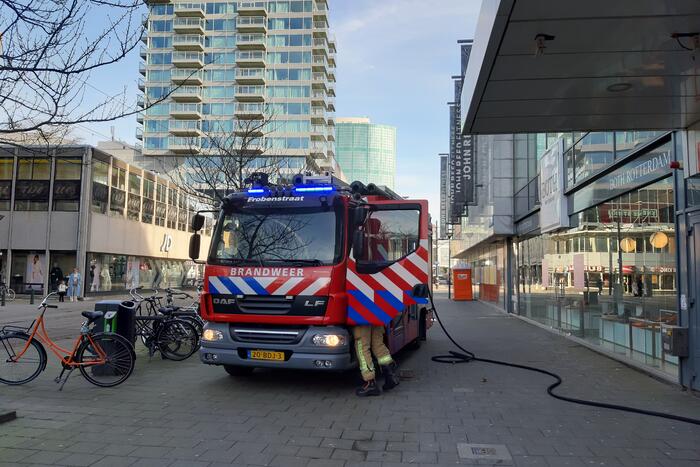 Persoon nagekeken na mogelijke brand