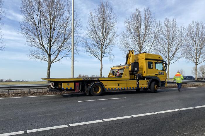 #Moordrecht Schade bij ongeval op snelweg Rijksweg A20 Moordrecht.