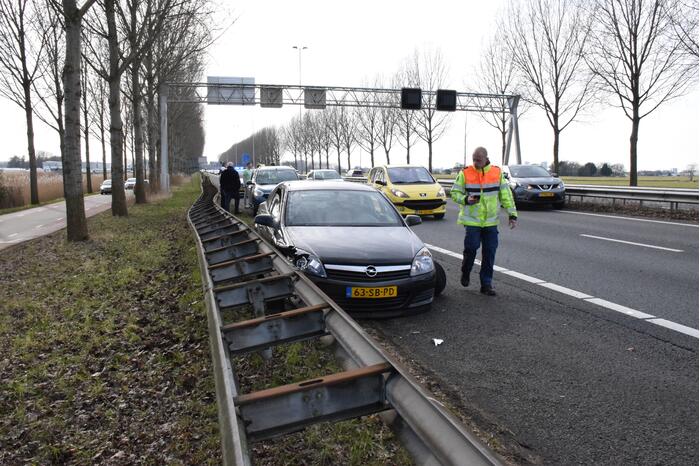Schade bij ongeval op snelweg