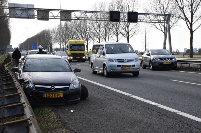 Schade bij ongeval op snelweg