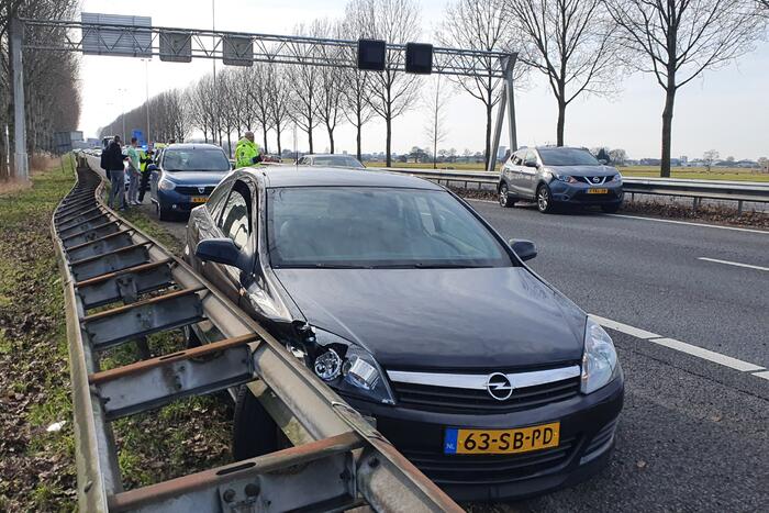 Schade bij ongeval op snelweg