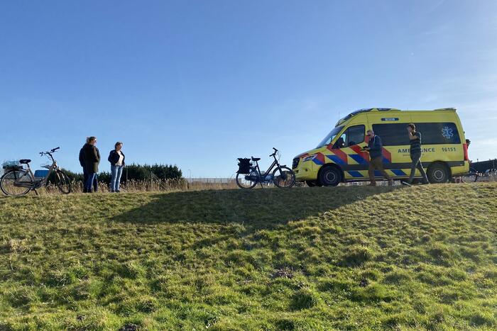 Fietser gewond na valpartij