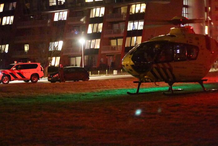 Traumahelikopter ingezet voor incident in woning