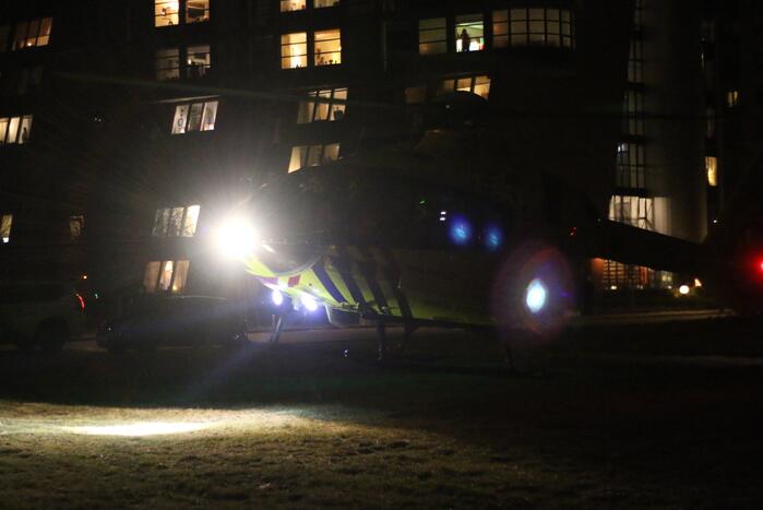 Traumahelikopter ingezet voor incident in woning
