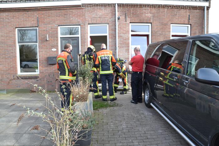 Brandweer doet onderzoek naar gaslucht