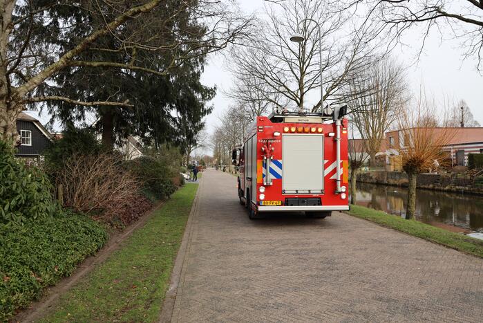 Tuinheg in brand gestoken