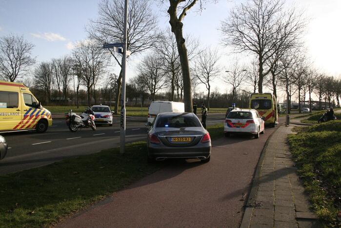 Fietser aangereden bij oversteekplaats