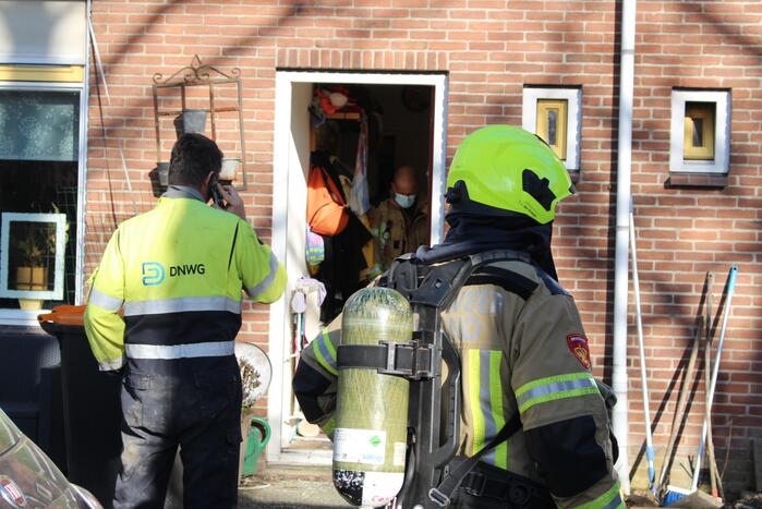 Onderzoek naar sterke gaslucht in woning