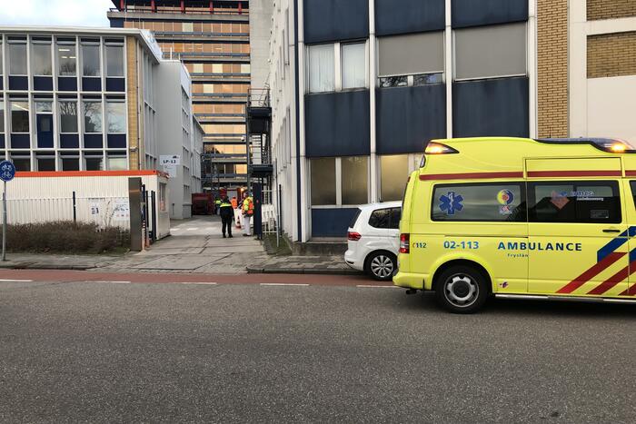 Lekkage van gevaarlijke stof bij campina laboratorium