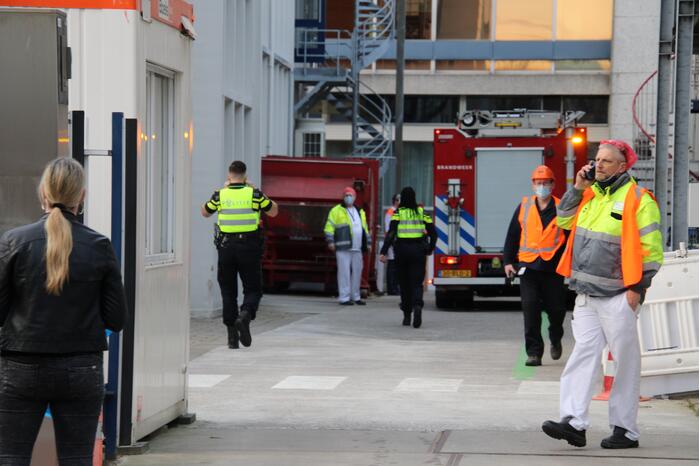 Lekkage van gevaarlijke stof bij campina laboratorium