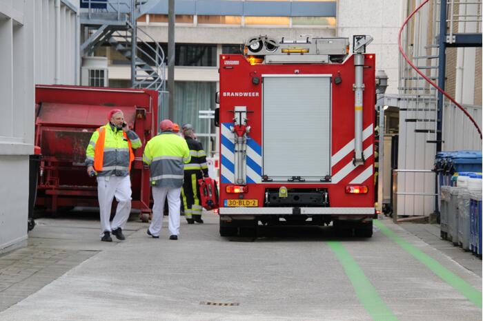 Lekkage van gevaarlijke stof bij campina laboratorium