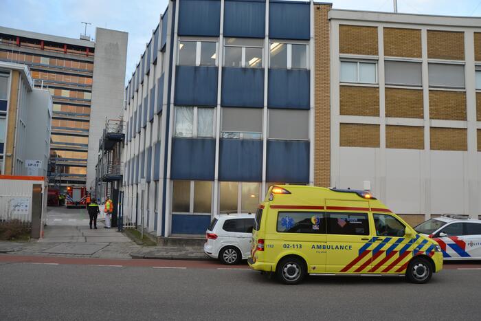 Lekkage van gevaarlijke stof bij campina laboratorium