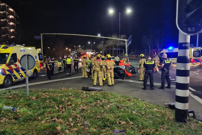 Drie gewonden bij ernstig ongeval