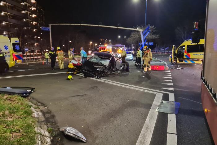 Drie gewonden bij ernstig ongeval