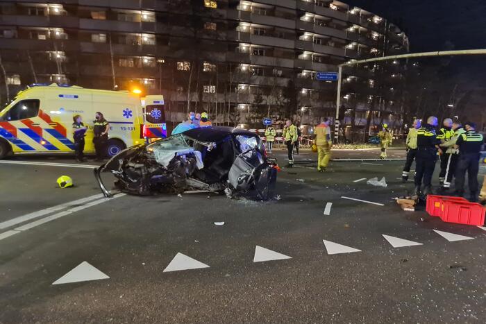 Drie gewonden bij ernstig ongeval