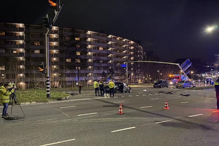 Drie gewonden bij ernstig ongeval
