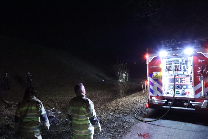 Handhaving ontdek buitenbrand