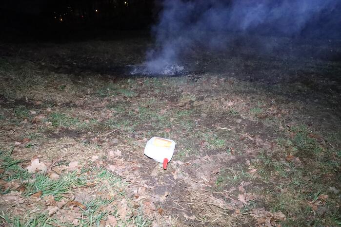 Handhaving ontdek buitenbrand