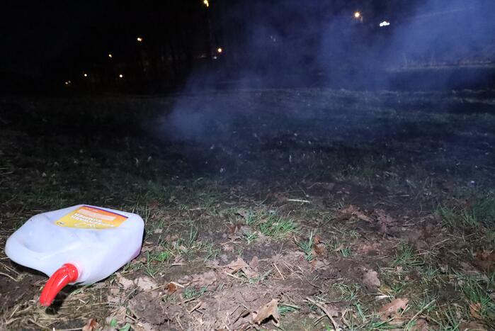 Handhaving ontdek buitenbrand