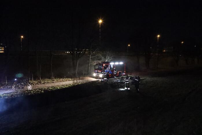 Handhaving ontdek buitenbrand