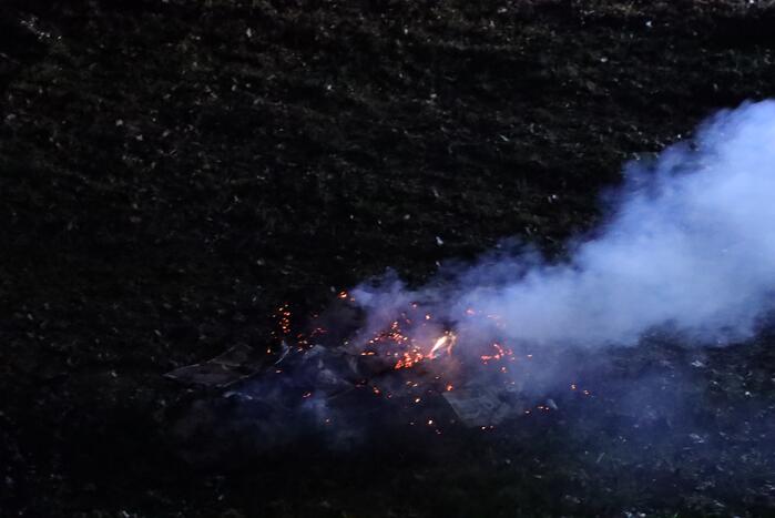 Handhaving ontdek buitenbrand