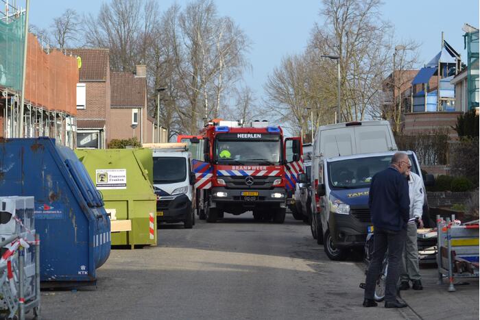 Gasleiding geraakt bij renovatiewerkzaamheden