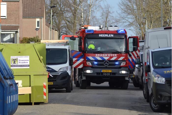 Gasleiding geraakt bij renovatiewerkzaamheden