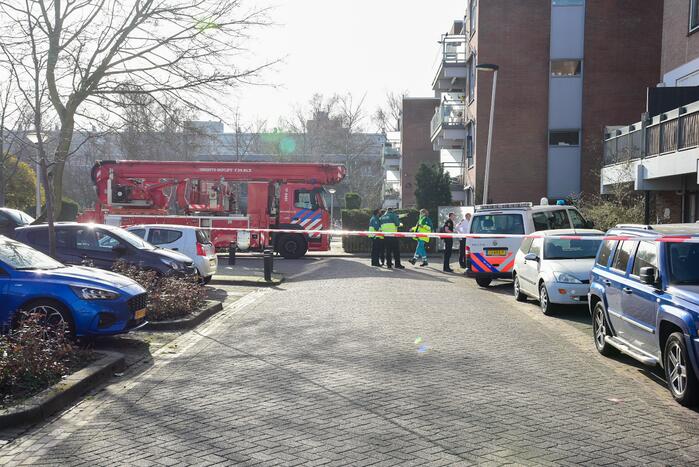 Flatwoningen ontruimd door brand