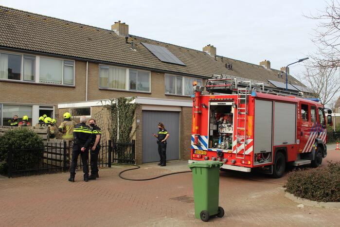 Onderzoek naar brand in tussenwoning