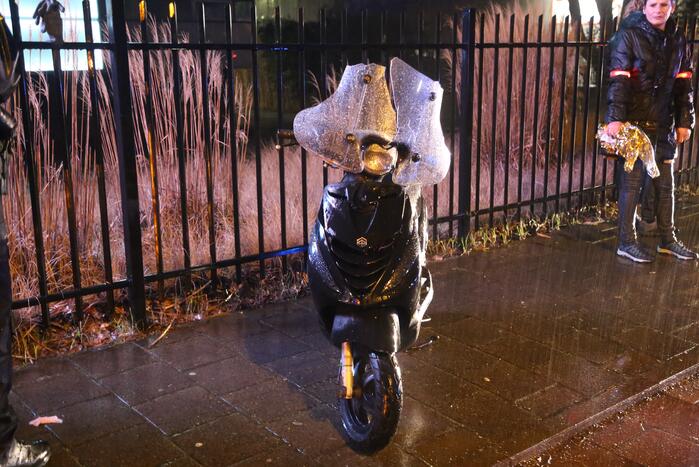 Gewonden bij ongeval tussen scooter en fietser