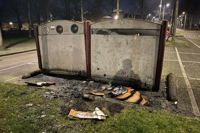 Papier in brand na brandstichting