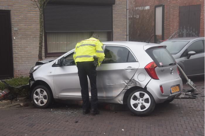 Automobilist richt ravage aan na botsing met lichtmast, bestuurder overleden