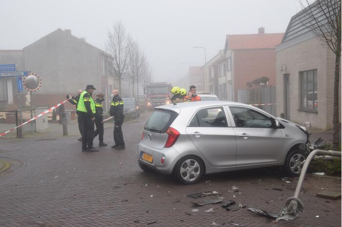 Automobilist richt ravage aan na botsing met lichtmast, bestuurder overleden