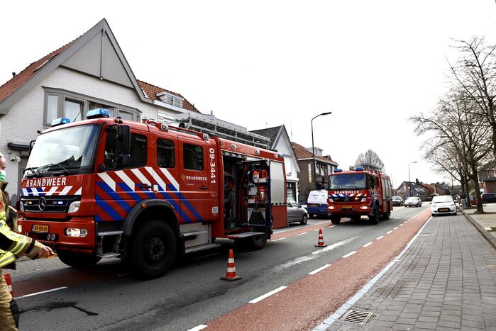 Gaslekkage bij restaurant