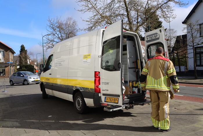 Gaslekkage bij restaurant