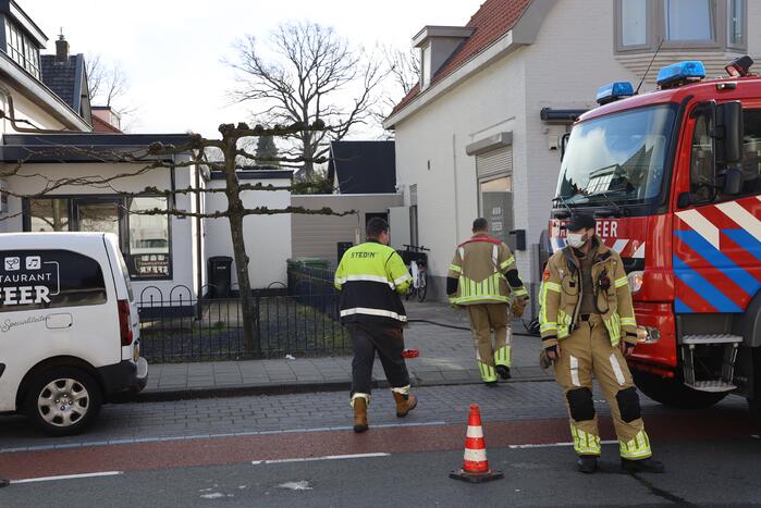 Gaslekkage bij restaurant
