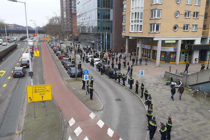 Erehaag voor ernstig zieke agent