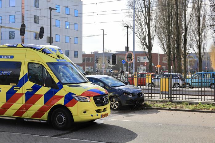 Gewonden bij verkeersongeval met scooter