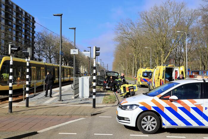 Gewonden bij verkeersongeval met scooter