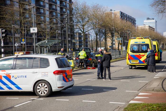 Gewonden bij verkeersongeval met scooter