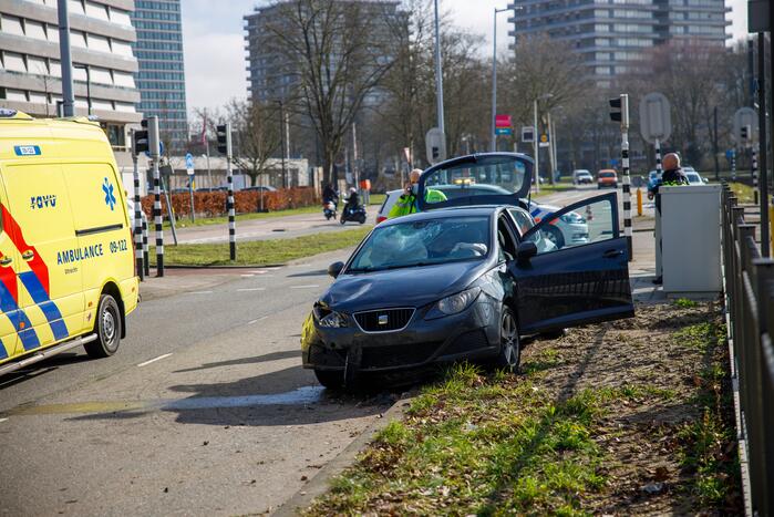 Gewonden bij verkeersongeval met scooter