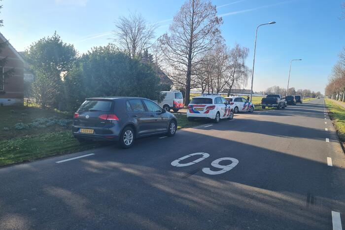 Politie onderzoek bij woning