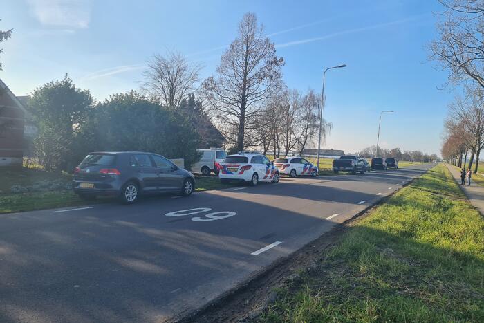 Politie onderzoek bij woning