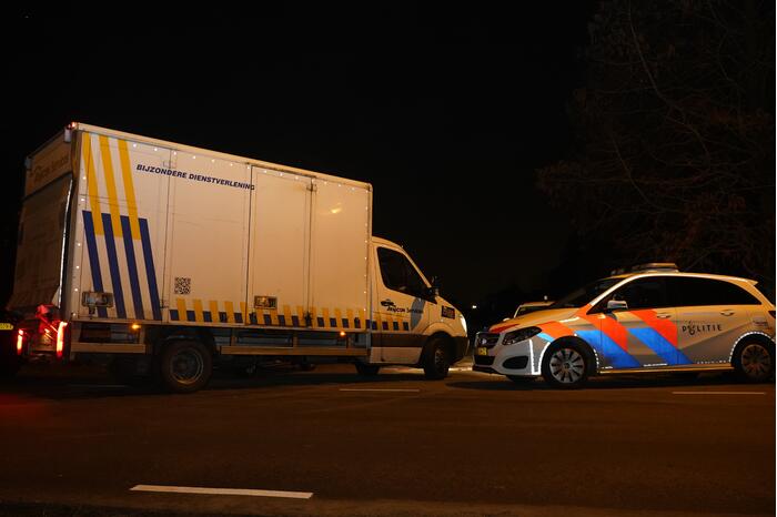 Politie onderzoek bij woning