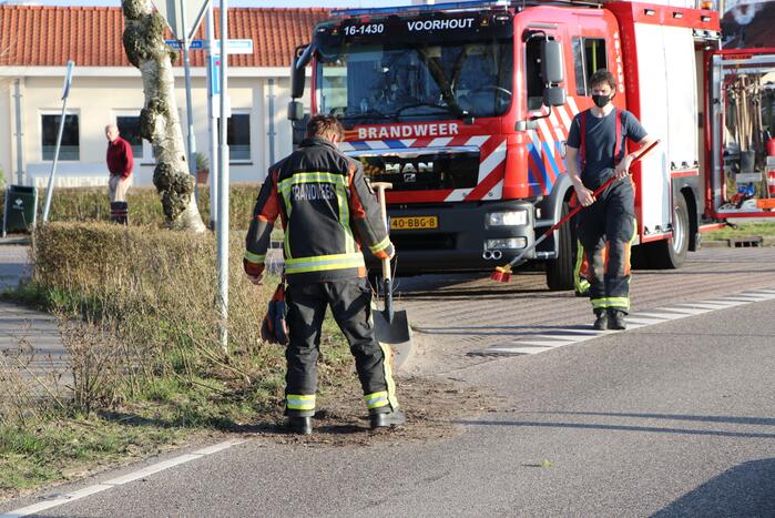 Gewonde na valpartij met motor