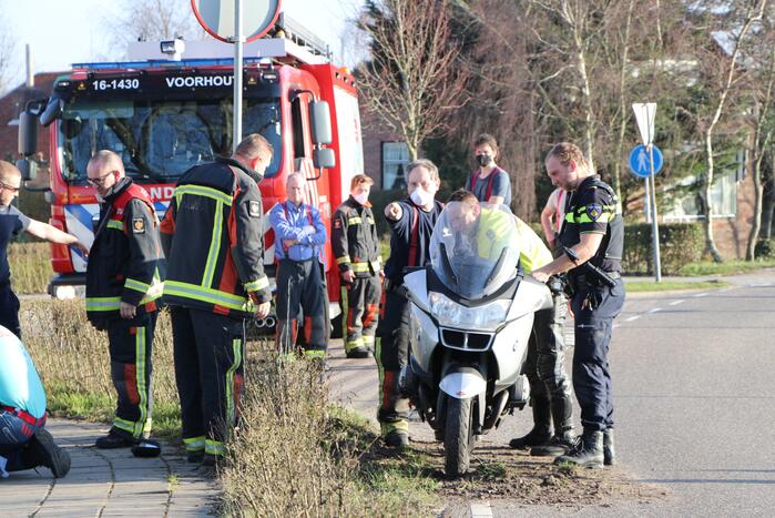 Gewonde na valpartij met motor