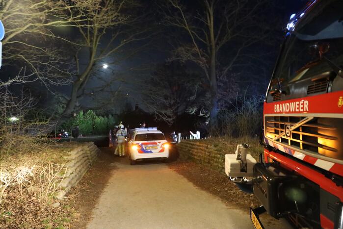 Zoekactie naar te water geraakte persoon
