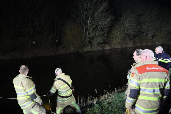 Zoekactie naar te water geraakte persoon