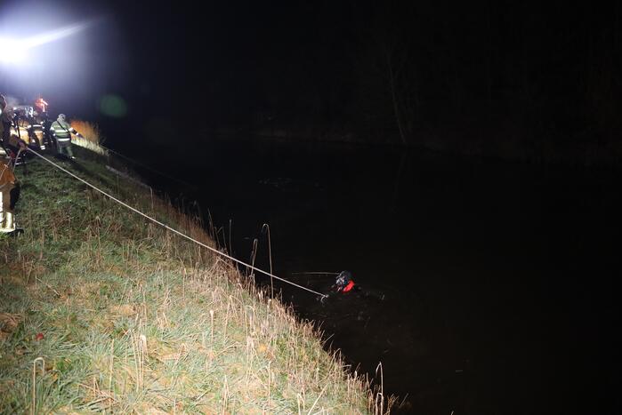 Zoekactie naar te water geraakte persoon
