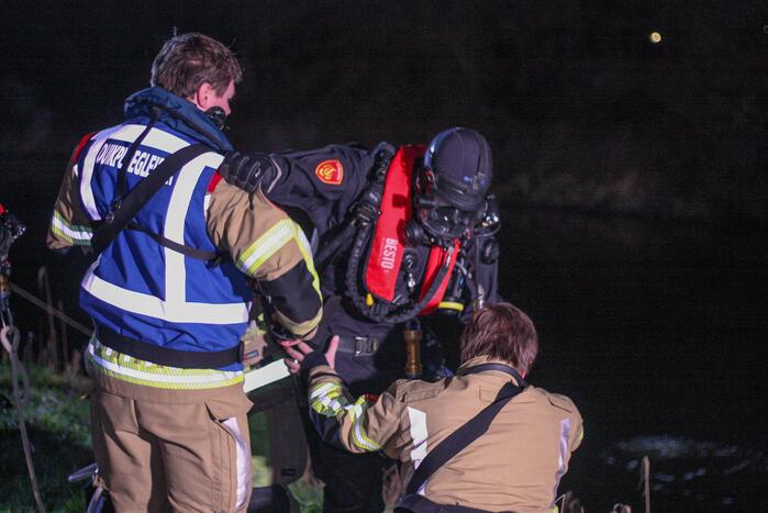 Zoekactie naar te water geraakte persoon